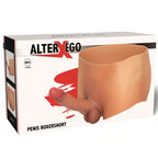 HIDDEN DESIRE - ALTER EGO BOXERSHOT CON PENE 18 CM TAGLIA S/M