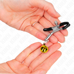 KINK - Pince-téton à clochette simple dorée 6 cm