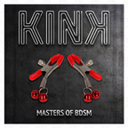 KINK - Pinces à tétons rouges à double cloche 6 cm