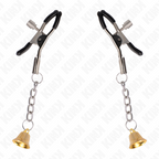 KINK - 6 CM GOLD BELL PENDANT NIPPLE CLAMPS