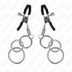 KINK - NIPPLE CLAMP WITH 3 O-RINGS 6 CM