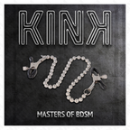 KINK - Pinces à tétons en chaîne de perles de 30 cm