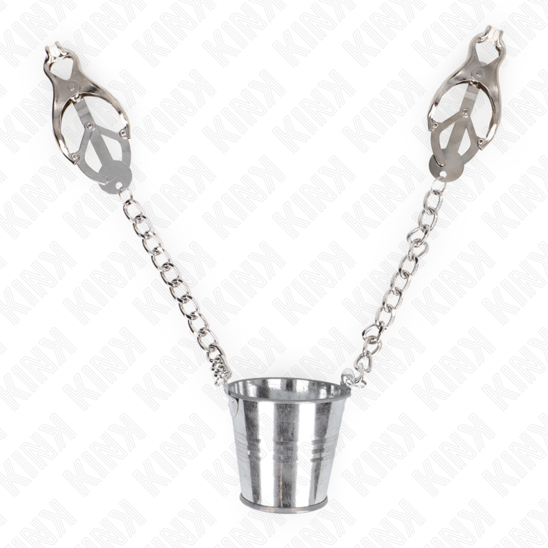 KINK - SILVER BUCKET NIPPLE CLAMPS
