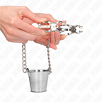 KINK - SILVER BUCKET NIPPLE CLAMPS