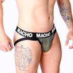 MACHO - MX27GR JOCK EN CUIR GRIS BEIGE S