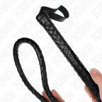 KINK - FOUET LONG NOIR EN FORME DE SERPENT 210 CM