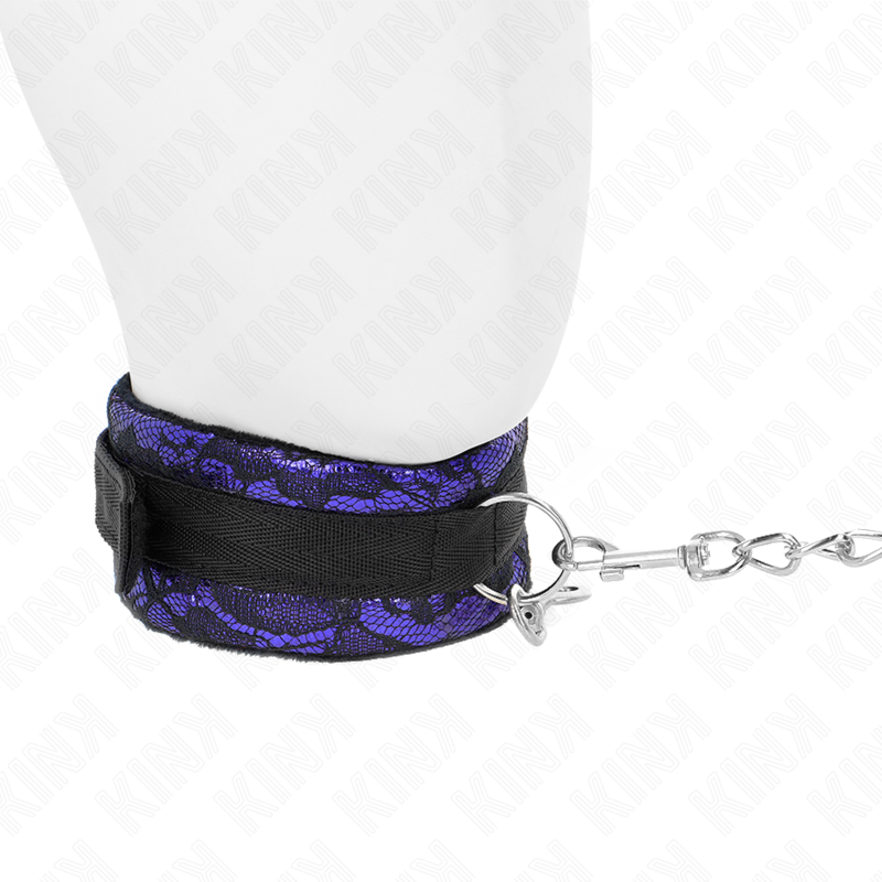 KINK - SHORT VELVET LACE NECKLACE WITH 105 CM BELT WITH 44 X 5.5 CM NYLON PROFILE