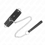 KINK - COLLANA CON GUINZAGLIO 65 CM MODELLO 3 ANELLI 1 REGOLABILE 38-49 CM X 5 CM
