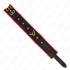 KINK - ADJUSTABLE DYED FABRIC COLLAR WITH LEASH 33-48 CM X 5.7 CM