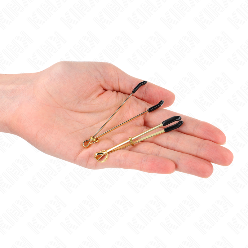 KINK - 7 CM GOLD THIN NIPPLE CLAMPS