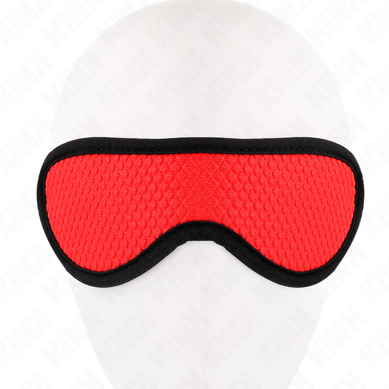 KINK - BANDE-YEUX TEXTURÉE AVEC BORDURE ROUGE 20 x 7 CM