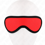 KINK - BANDE-YEUX TEXTURÉE AVEC BORDURE ROUGE 20 x 7 CM