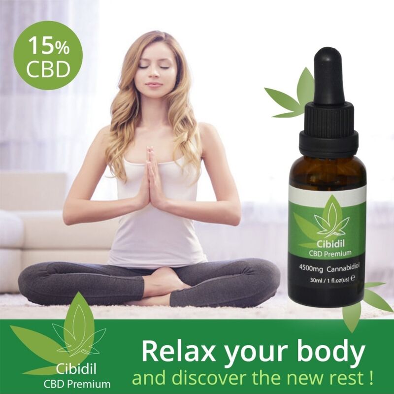 500 COSMETICS - CIBIDIL RELAXING CBD OIL 15% 30 ML