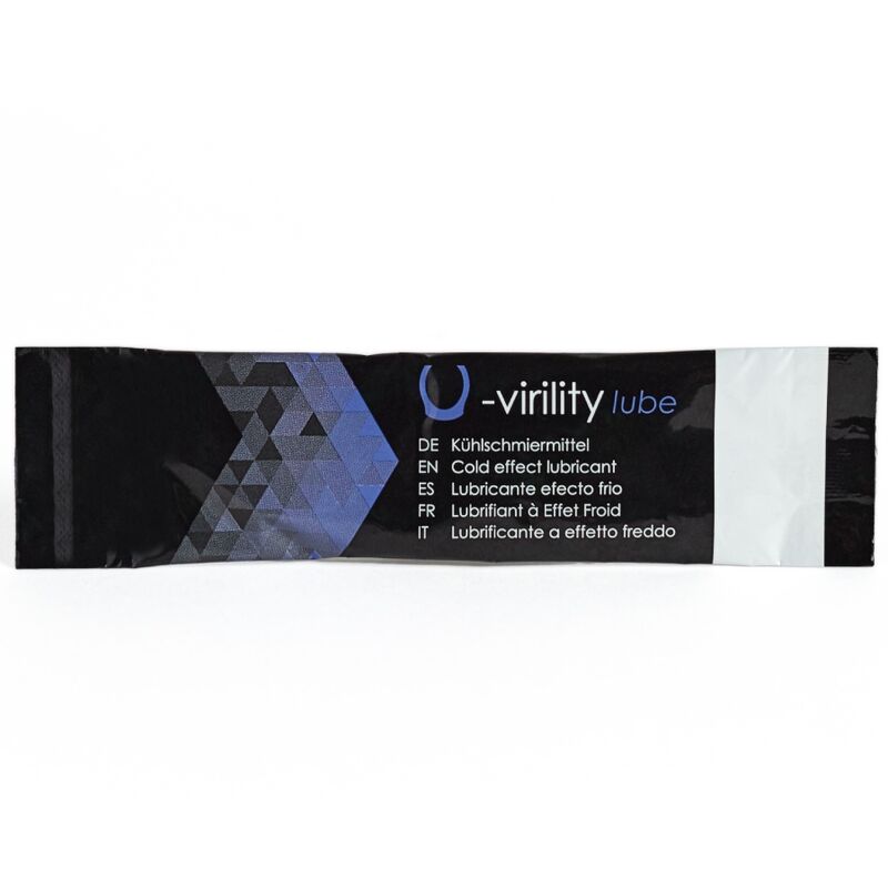500 COSMÉTIQUES - U-VIRILITY LUBE LUBRIFIANT EFFET FROID 10 X 5 ML