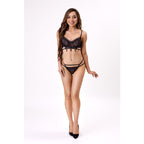 LIVCO CORSETTI FASHION - SOUTIEN-GORGE NERINA 20240 + STRING NOIR S/M