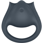 SATISFYER - PERFECT PAIR 2 MULTIVIBRATOR 2 IN 1 COCK RING AND FINGER STIMULATOR GREY