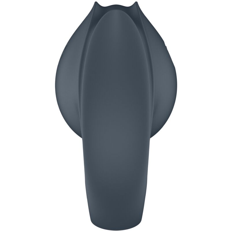 SATISFYER - PERFECT PAIR 2 MULTIVIBRATOR 2 IN 1 COCK RING AND FINGER STIMULATOR GREY