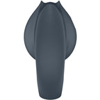 SATISFYER - PERFECT PAIR 2 MULTIVIBRATOR 2 IN 1 COCK RING AND FINGER STIMULATOR GREY