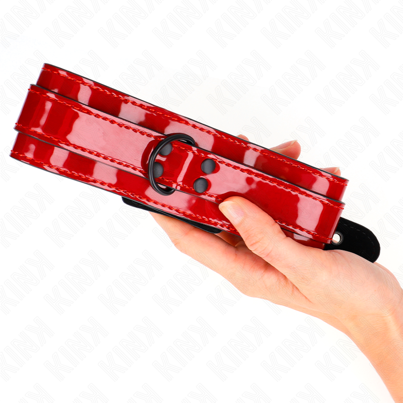 KINK - ADJUSTABLE RED WINE NECKLACE 37.5-49.5 CM X 5 CM