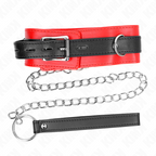 KINK - Collier de ceinture de 65 cm avec sangle rouge 54 x 4,5 cm