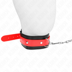 KINK - RED STRAP NECKLACE 65 CM ADJUSTABLE 36-43 CM X 5 CM