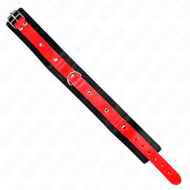 KINK - RED STRAP NECKLACE 65 CM ADJUSTABLE 36-43 CM X 5 CM