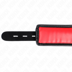 KINK - COLLIER AVEC BRACELET EN SIMILI CUIR ÉTOILÉ MODÈLE 3 RÉGLABLE 37-54 CM X 3 CM