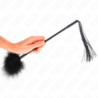 KINK - SILICONE WHIP WITH FEATHERS FOR TICKLING 47 CM