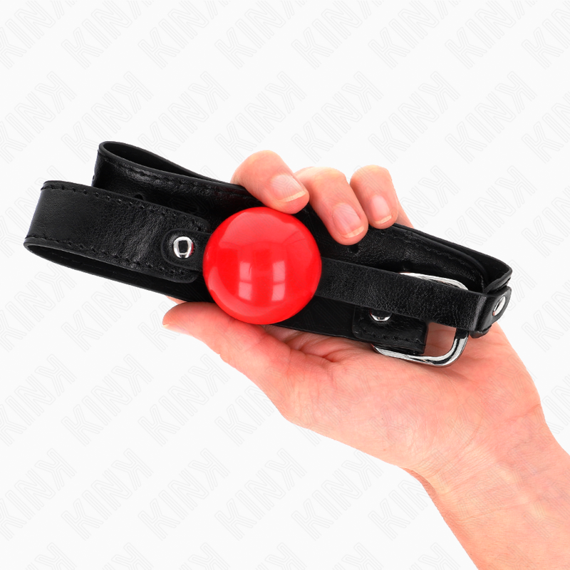 KINK - BÂILLON SOUPLE EN TPE DE 4 CM MODÈLE 1 66 x 2,5 CM RÉGLABLE DE 41 À 61 CM