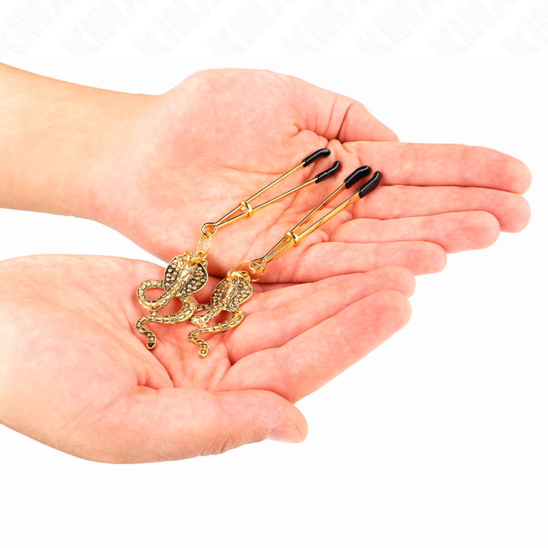 KINK - COBRA PINCES À TÉTONS SUSPENDUES 6 CM