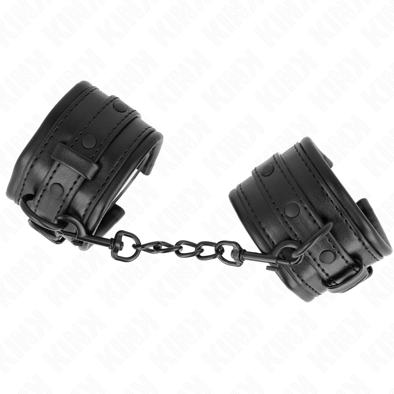 KINK - BRACELET NOIR RÉGLABLE RÉSISTANCE 20-30 CM X 6 CM