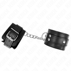 KINK - BRACELET DE RÉSISTANCE AVEC 3 ANNEAUX RÉGLABLES NOIR 17,5-25 CM X 6 CM