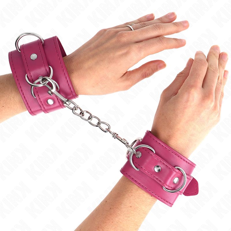 KINK - BRACELET DE RÉSISTANCE AVEC 3 ANNEAUX RÉGLABLES ROSE 17,5-25 CM X 6 CM