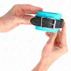 KINK - WRIST RESISTANCE WITH BLUE HOOK PADDED FUR ADJUSTABLE 20-28 CM X 5.5 CM