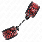 KINK - ADJUSTABLE DARK RED DIAMOND PATTERN WRIST RESISTANCE 17-26CM X 5.5CM