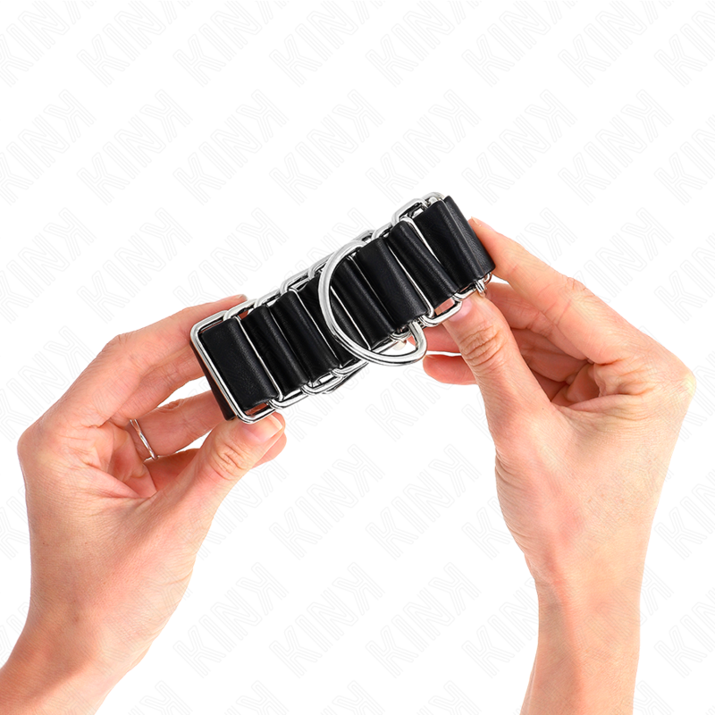 KINK - CHAUSSANT-POIGNARD NOIR AJUSTABLE ET FIN À CHARNIÈRE 16-22CM X 3,5CM