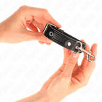 KINK - MINI BRACELETS NOIRS À CLOUS AJUSTABLES 16-22 CM X 2 CM