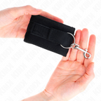 KINK - BLACK NYLON HOOK&amp;LOOP WRIST GUARD MODEL 2 ADJUSTABLE 18-35 CM X 6 CM