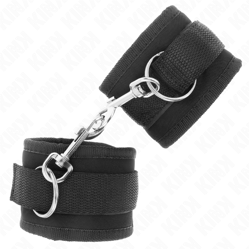 KINK - BLACK NYLON HOOK&amp;LOOP WRIST GUARD MODEL 2 ADJUSTABLE 18-35 CM X 6 CM