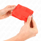 KINK - MANCHONS EN FOURRURE POUR DÉBUTANTS ROUGES 30 X 7 CM