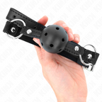 KINK - HARD BLACK HOLLOW BALL 4.5 CM GAG MODEL 1 63.5 X 2 CM