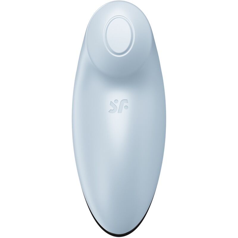SATISFYER - TAP &amp; CLIMAX 2 VIBRATEUR ET STIMULATEUR BLEU