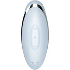 SATISFYER - TAP &amp; CLIMAX 2 VIBRATEUR ET STIMULATEUR BLEU