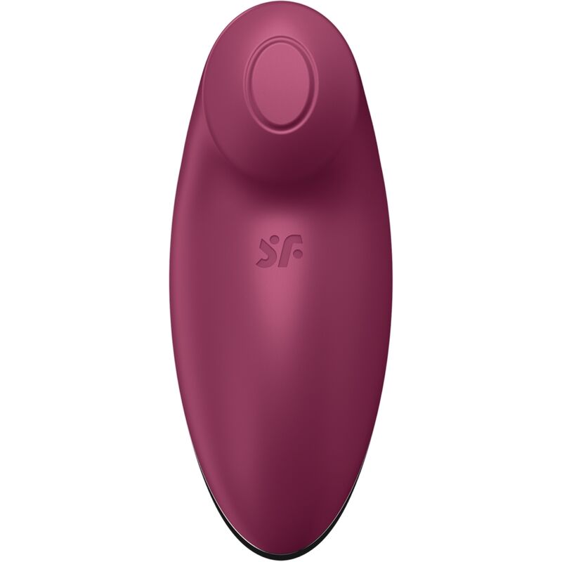 SATISFYER - TAP &amp; CLIMAX 2 VIBRATEUR ET STIMULATEUR ROUGE