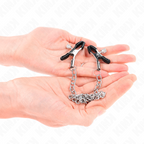 KINK - PINCES À TÉTONS À CHAÎNE FINE DE 30 CM