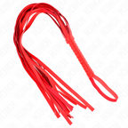 KINK - FOUET ROUGE MANCHE COURT LONGUE QUEUE 70 CM