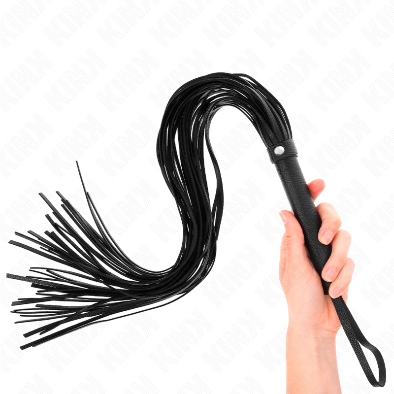 KINK - Fouet souple en PVC noir de 70 cm