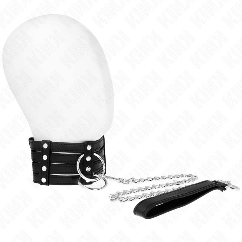 KINK - Collier ceinture style sub 65 cm, ajustable de 35 à 51 cm x 7 cm