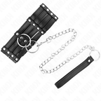 KINK - Collier ceinture style sub 65 cm, ajustable de 35 à 51 cm x 7 cm