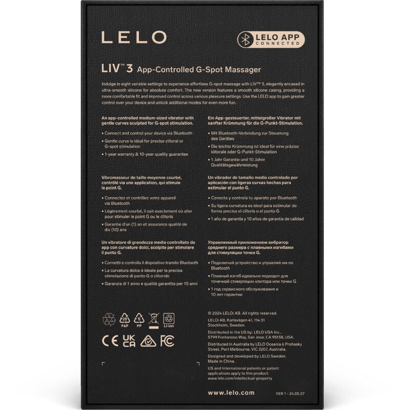 LELO - LIV™ 3 STIMULATEUR DE POINT G VIOLET